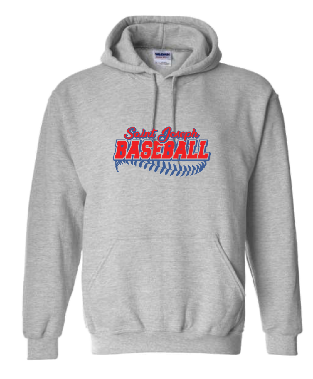 Hoodie Baseball- Bottom Lace Logo