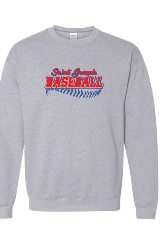 Crewneck Baseball- Bottom Lace Logo