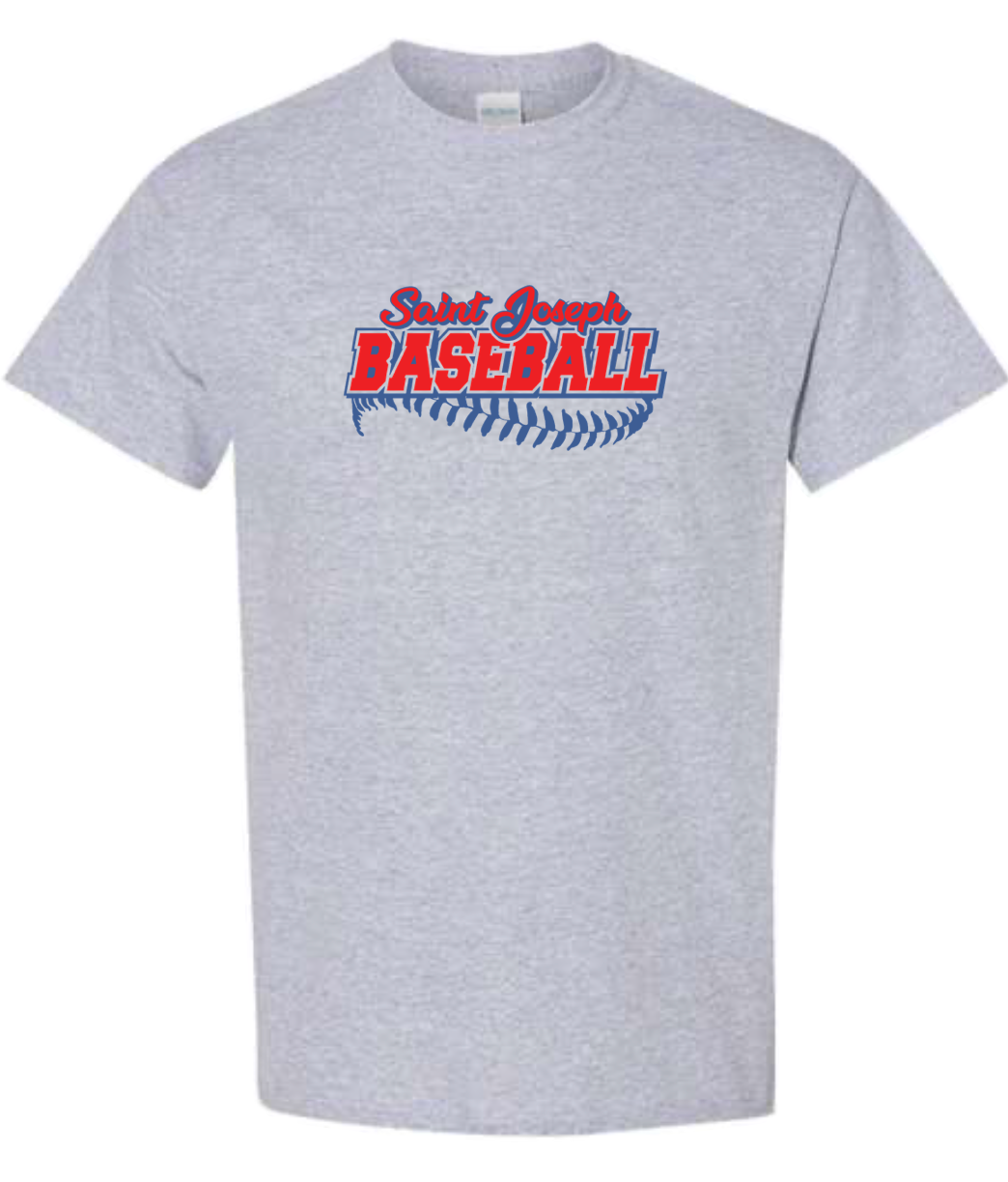 T Shirt Baseball- Bottom lace logo