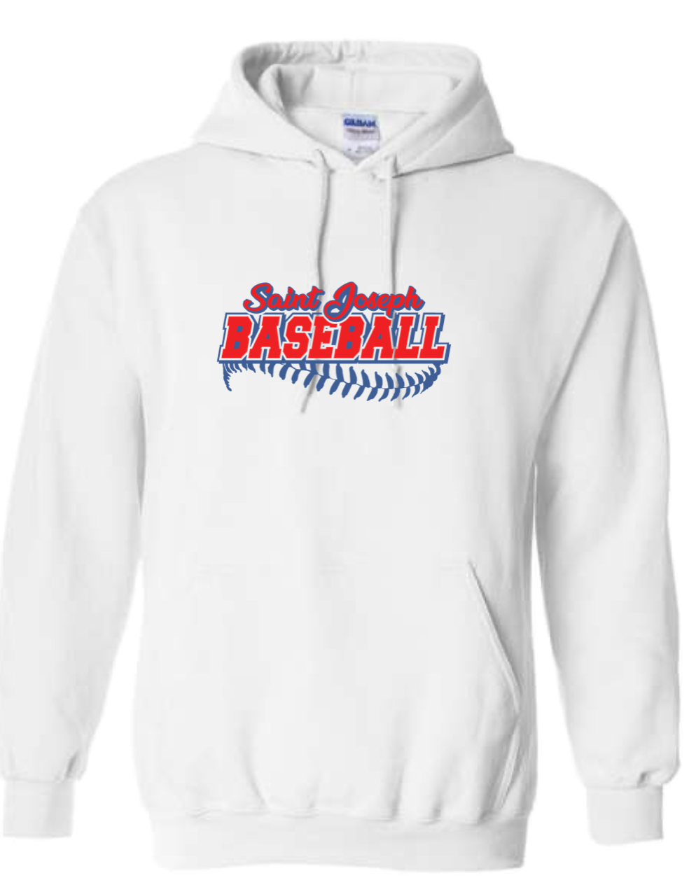 Hoodie Baseball- Bottom Lace Logo