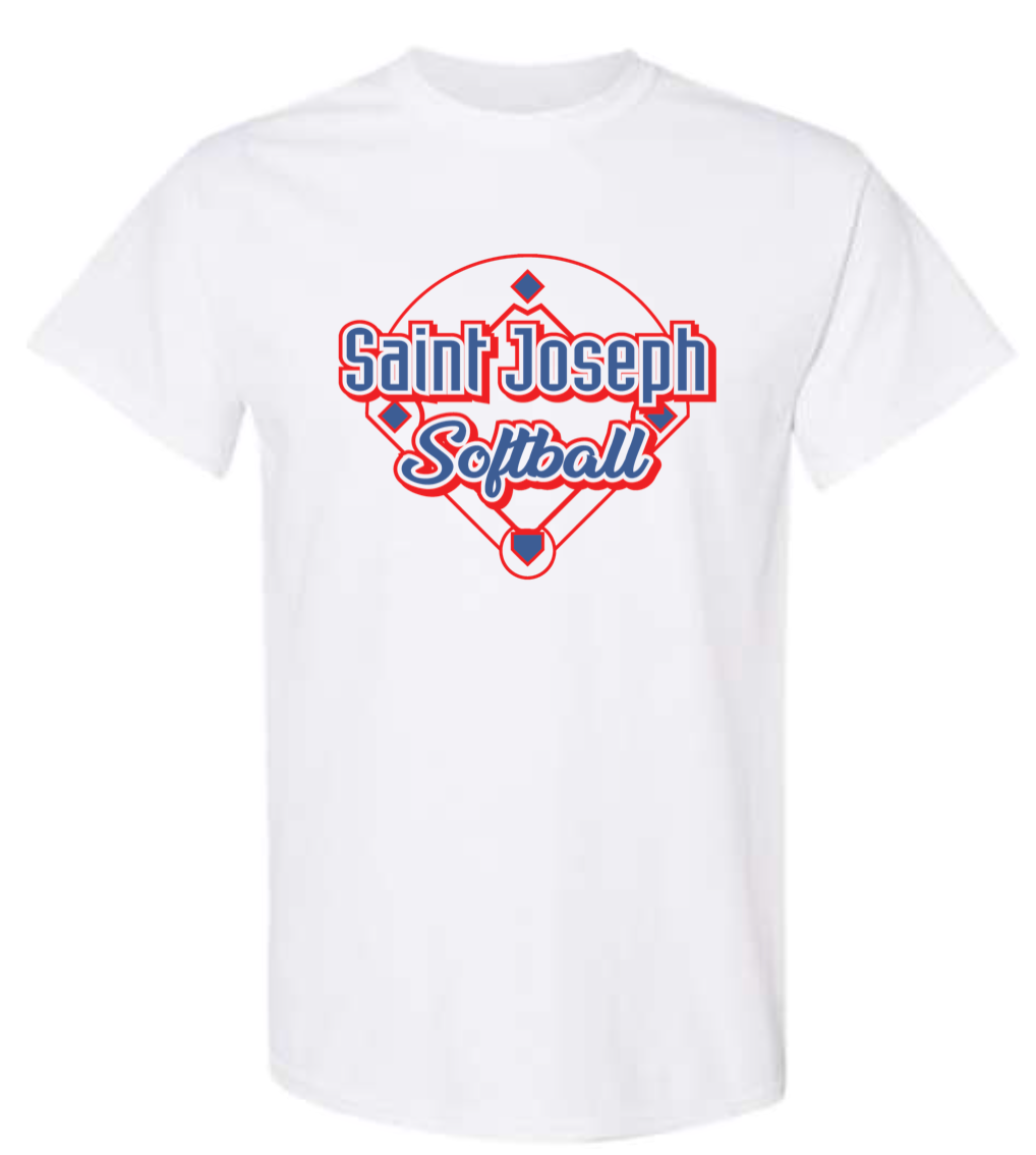 T Shirt Softball- Thin Font Logo