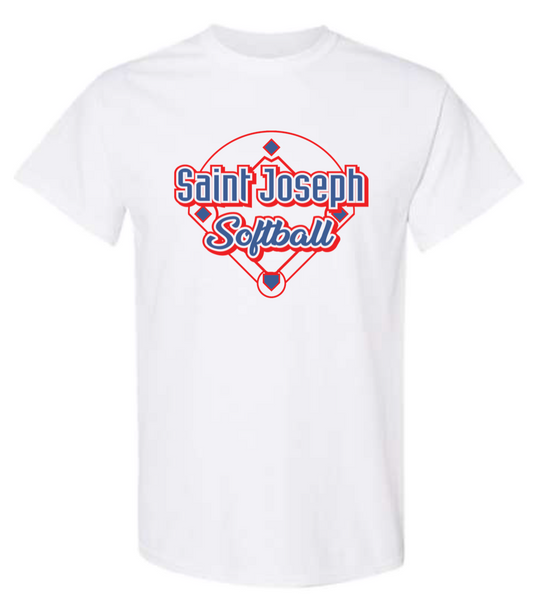 T Shirt Softball- Thin Font Logo